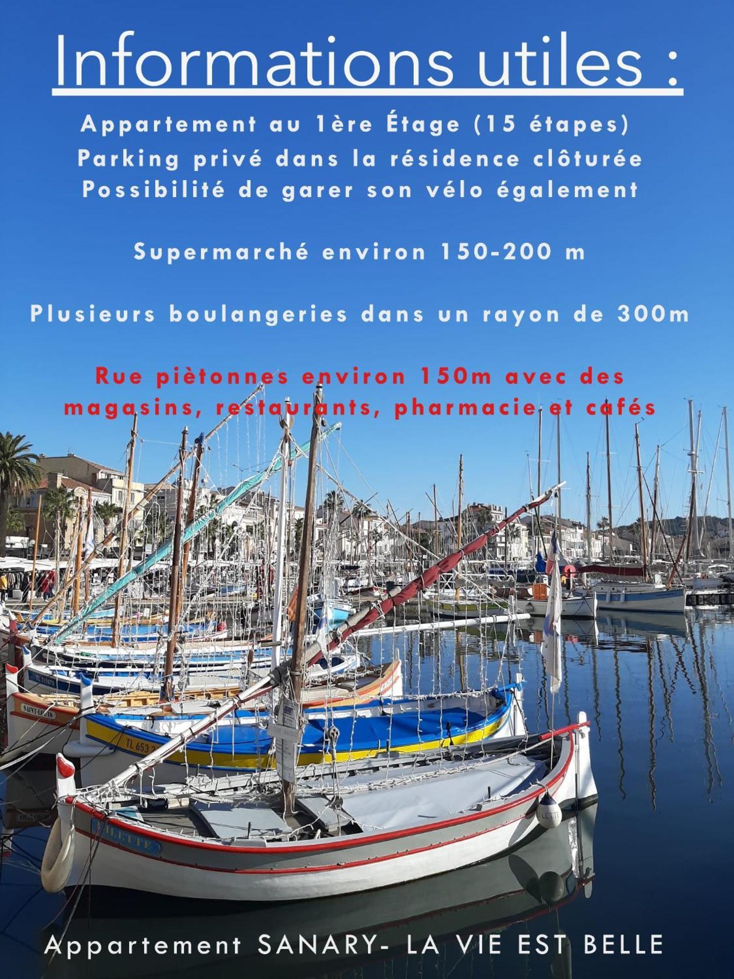 Sanary- La Vie Est Belle- Centre Ville 2 Minutes A Pied- Plage 5 Minutes Exterior foto